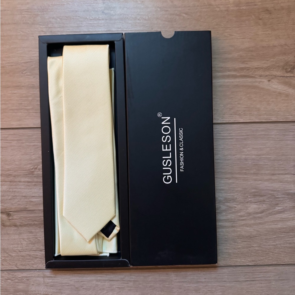 Yellow Men's Tie
